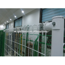 GM high quality powder coated double loop wire mesh metal garden fence from Anping Manufacture